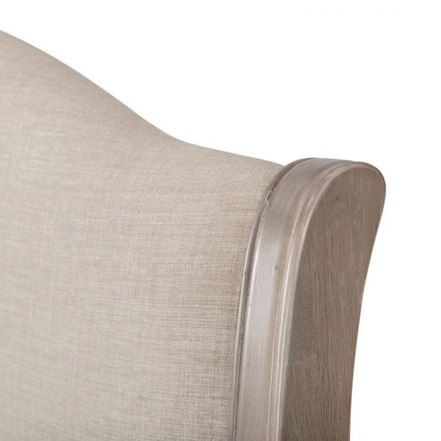 Georgia Oak French Style Bed - Sizes Available