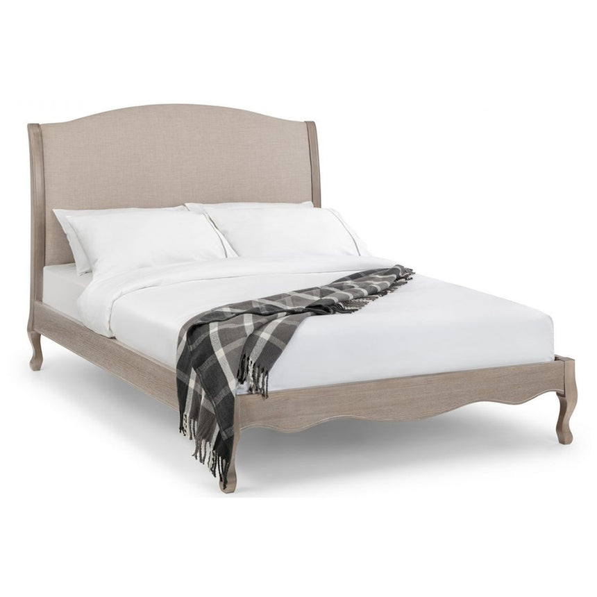 Georgia Oak French Style Bed - Sizes Available