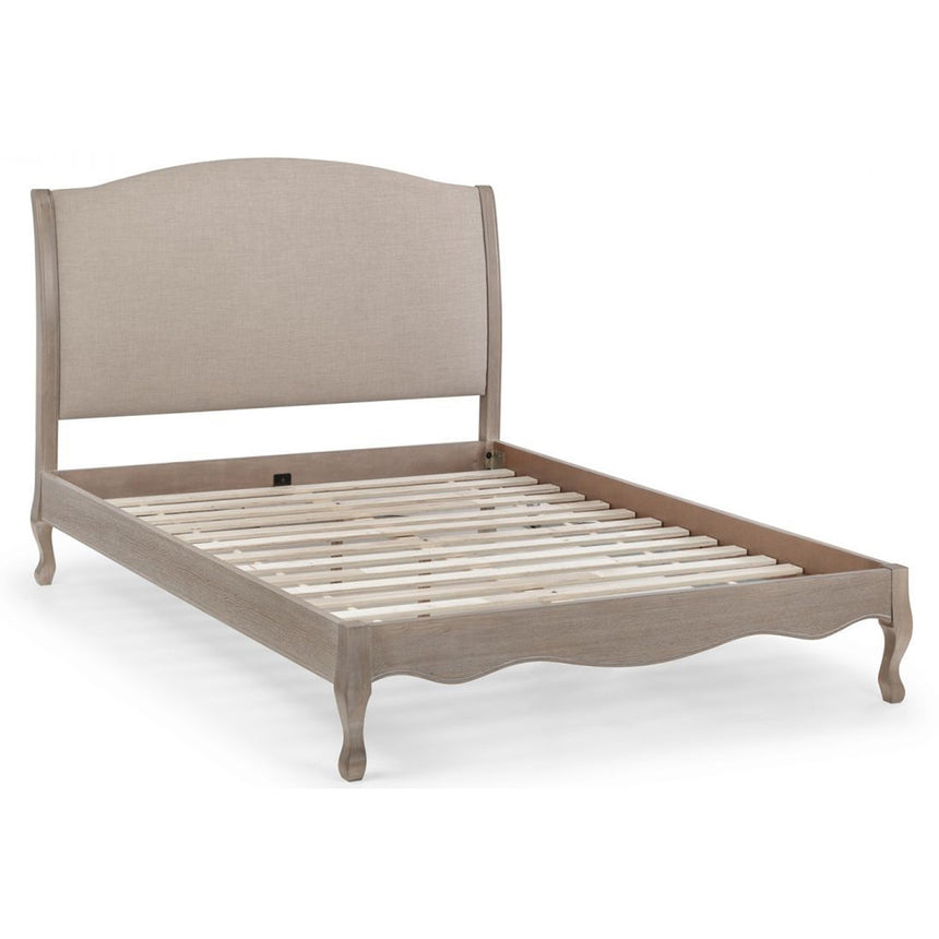 Georgia Oak French Style Bed - Sizes Available