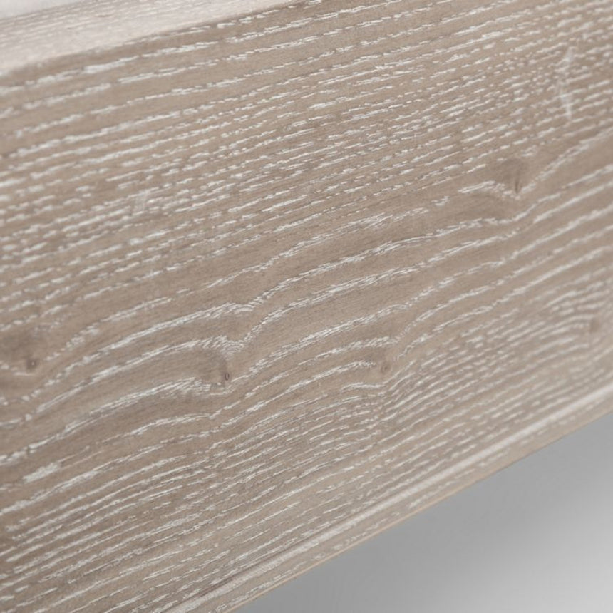 Georgia Oak French Style Bed - Sizes Available