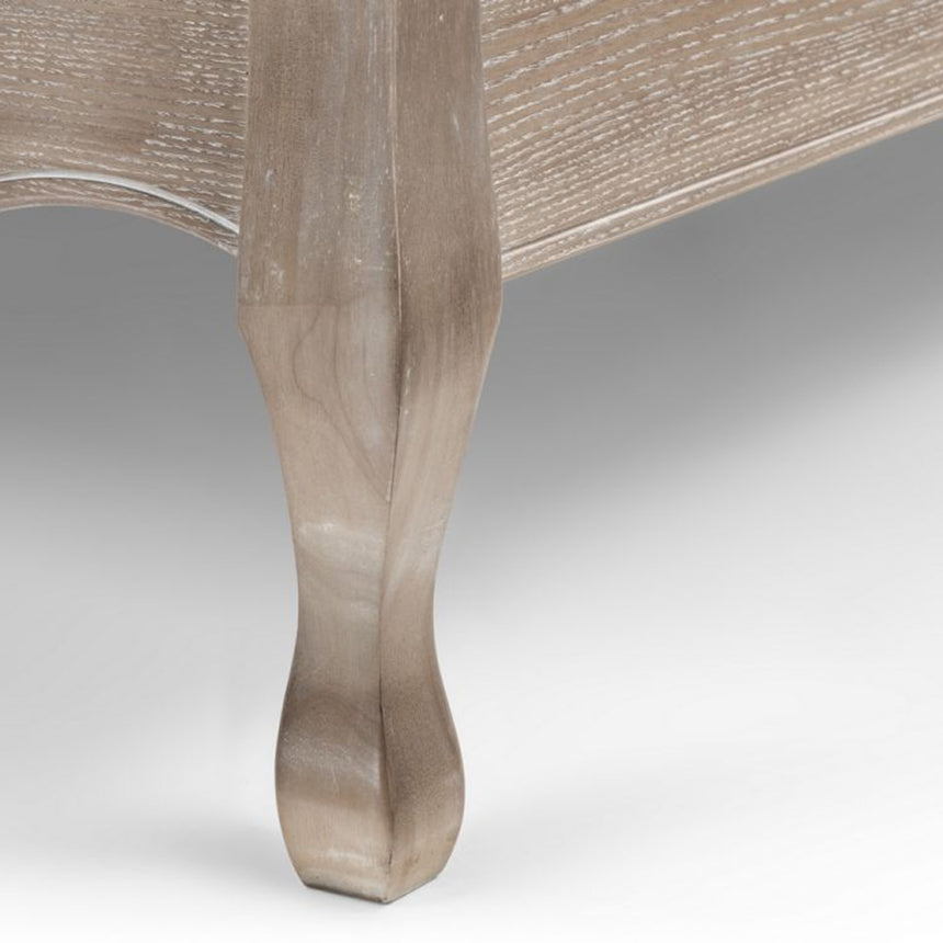 Georgia Oak French Style Bed - Sizes Available