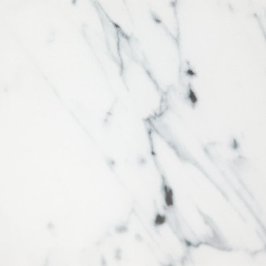 Alisma Coffee Table - Round - White Marble Effect and Gold