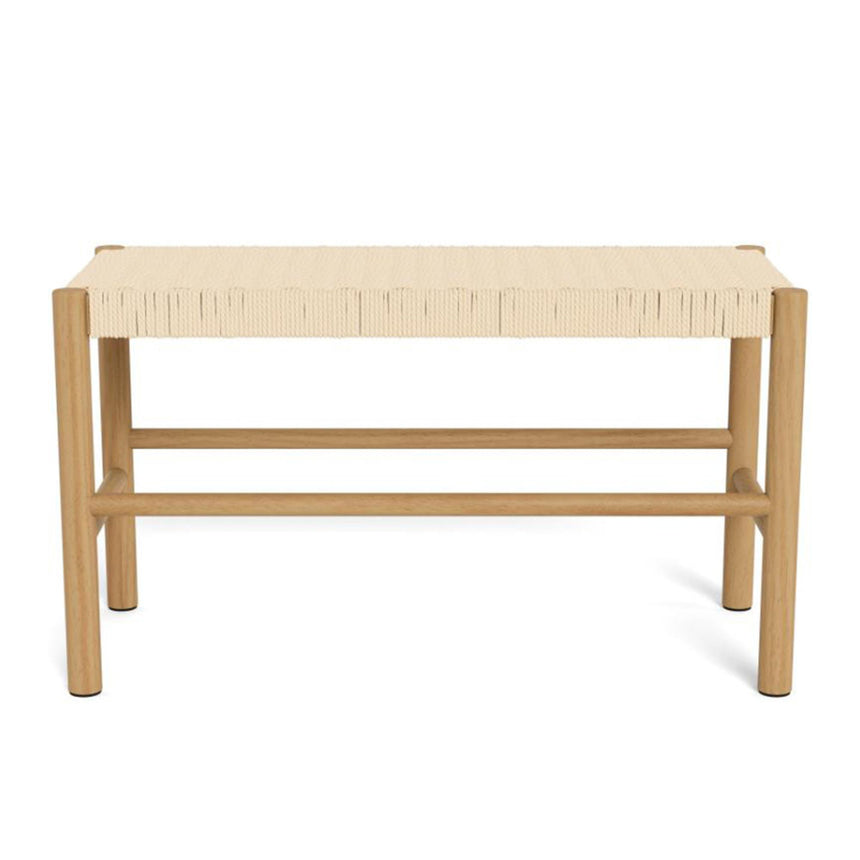 Alvin Hall Bench - Off White - Weaved