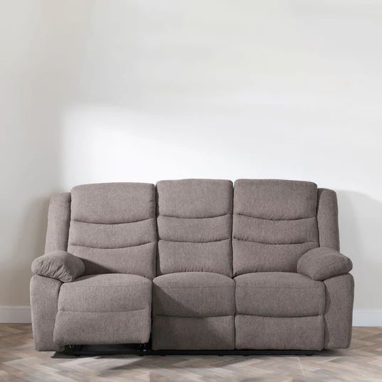 Angelo Fabric 3 Seater Recliner Sofa