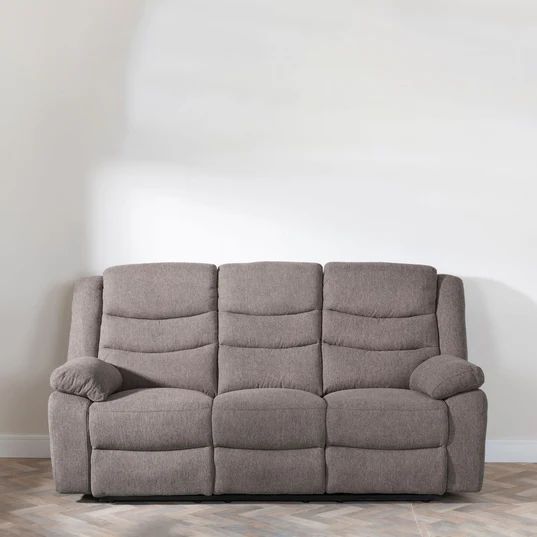 Angelo Fabric 3 Seater Recliner Sofa