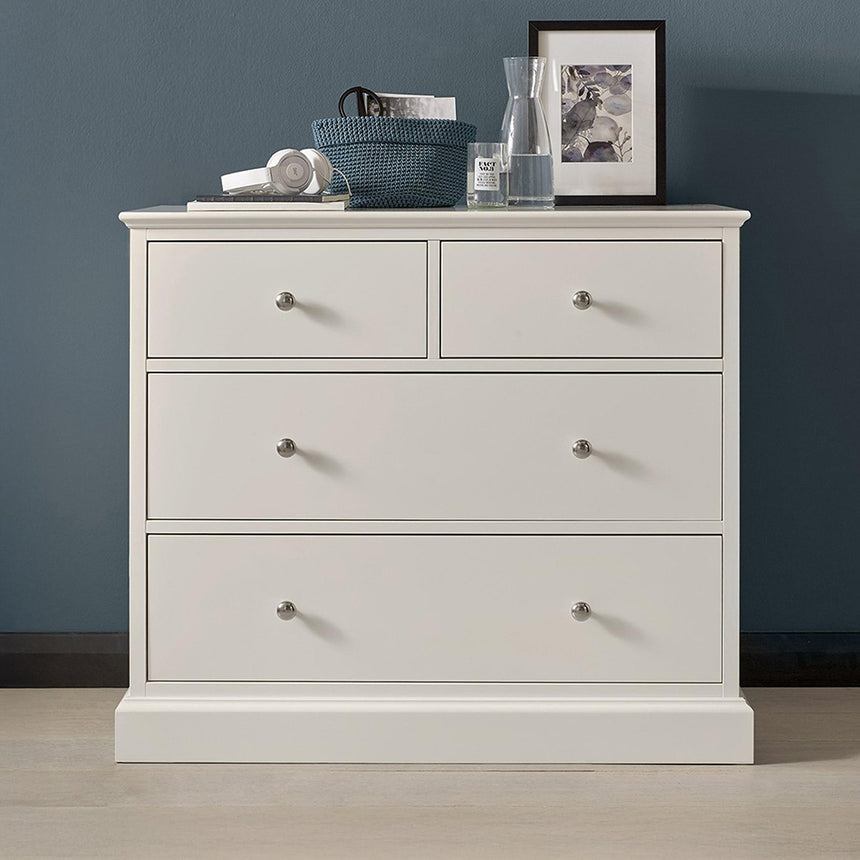 Arkansas White 2+2 Drawer Chest