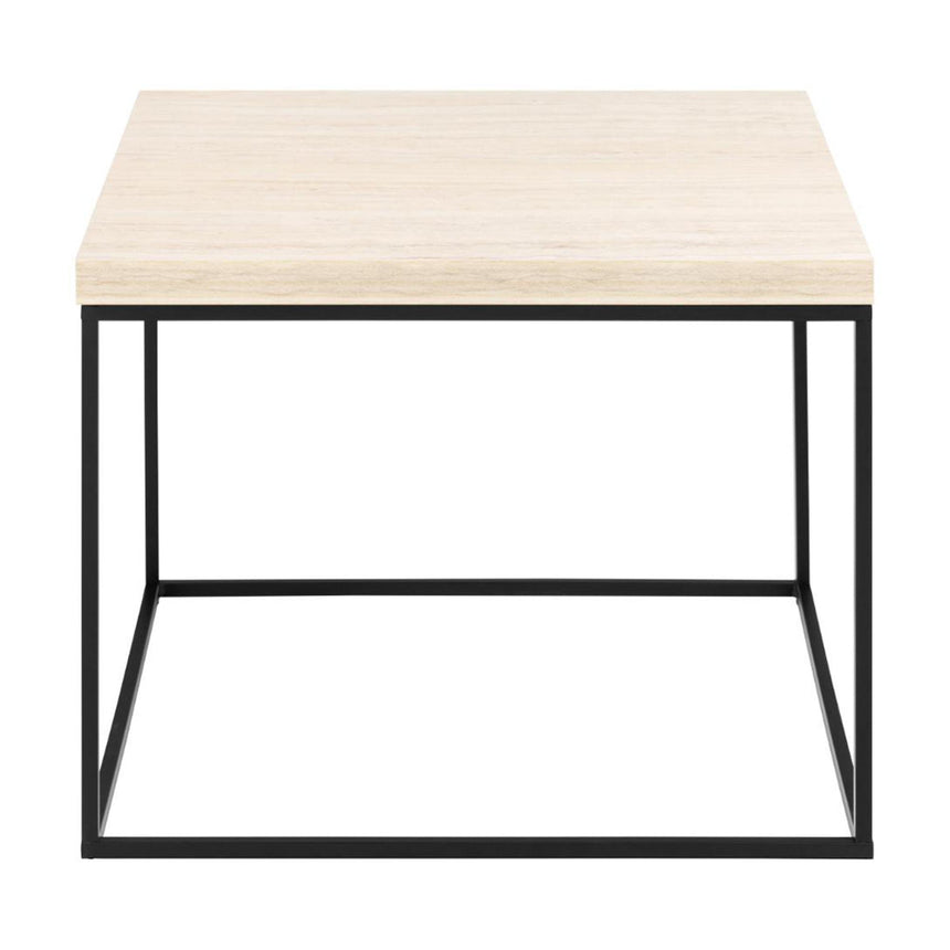 Barossa Coffee Table - Square - Travertine Effect