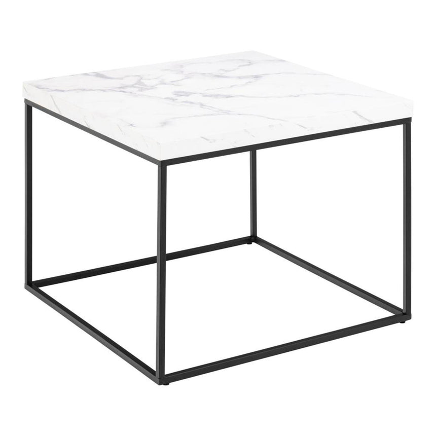 Barossa Coffee Table - Square - White Marble Effect
