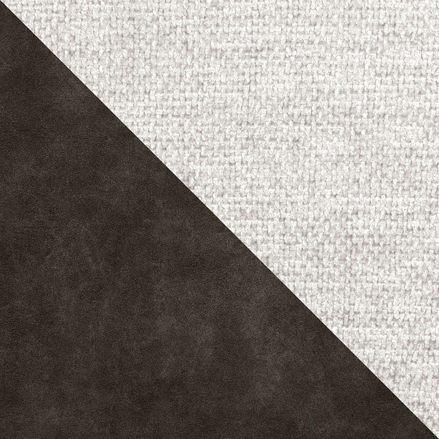 Aoife Brown Faux Leather 3 Seater Sofa