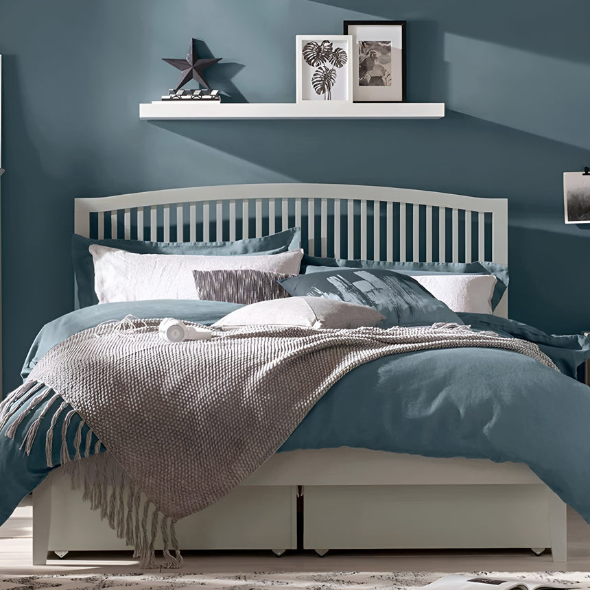 Arkansas Soft Grey Slatted Bedstead Comes in 3ft Single, 4ft Small Double, 4ft 6in Double and 5ft King