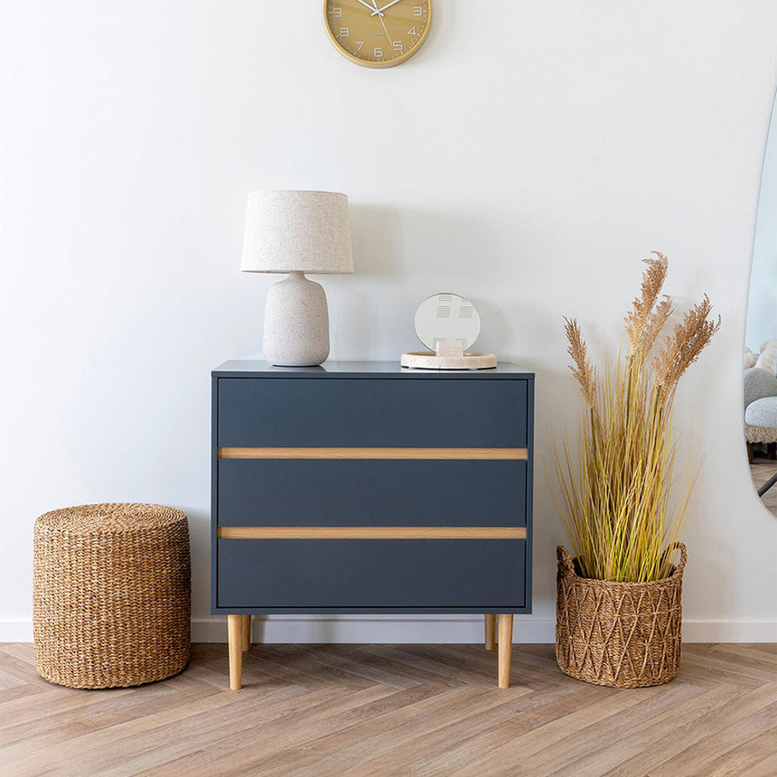 Bisley Dark Grey 3 Drawer Chest