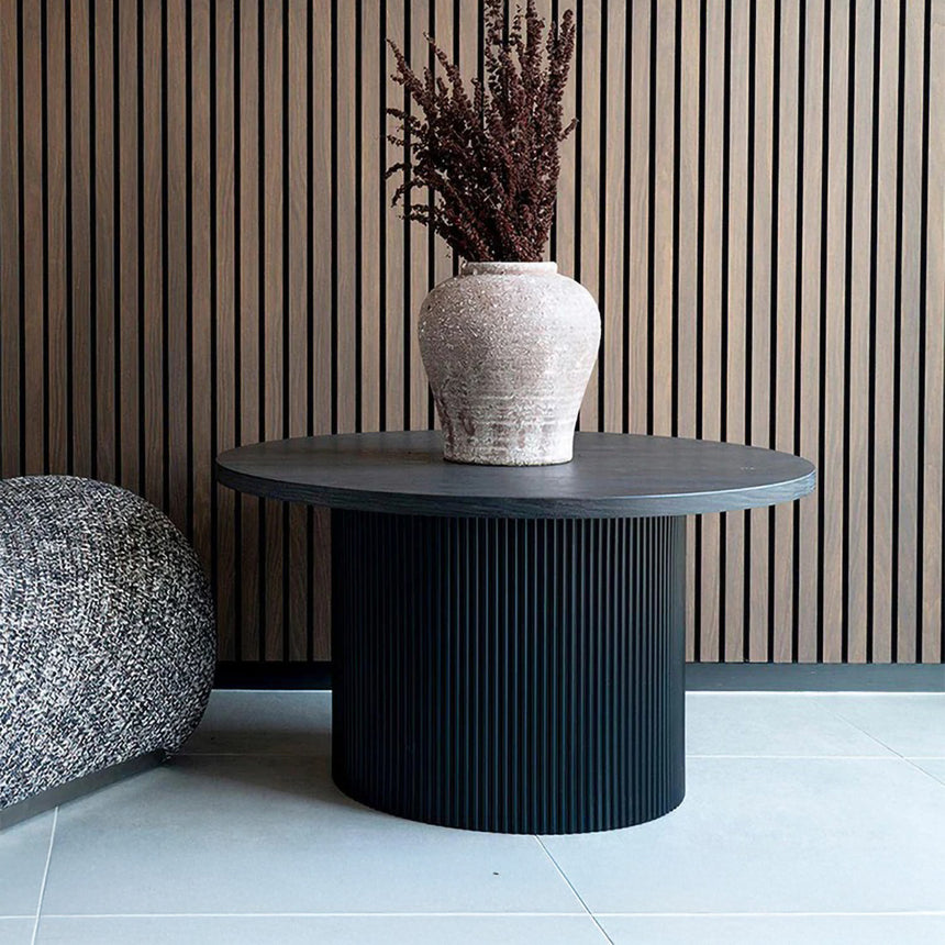 Boavista Dark Wood Round Coffee Table