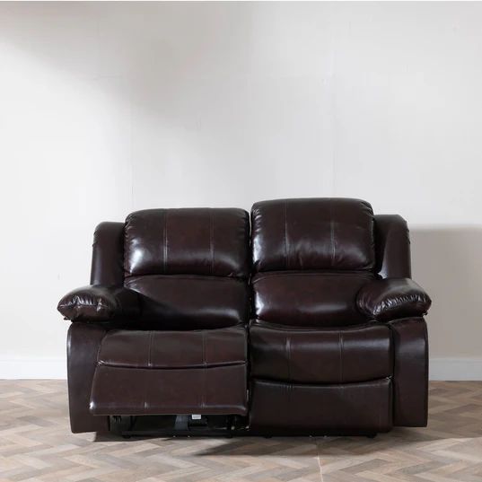 Shoreditch Leather 2 Seater Recliner Sofa