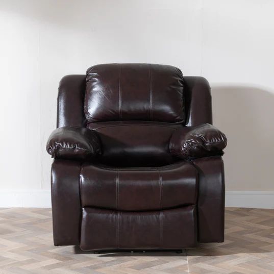 Shoreditch Leather Recliner Armchair
