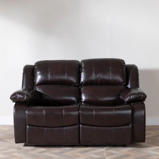 Shoreditch Leather 2 Seater Recliner Sofa