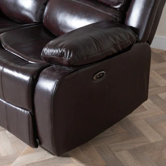 Shoreditch Leather 2 Seater Recliner Sofa