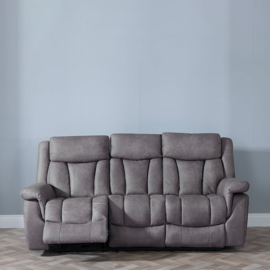 Jessica Fabric 3 Seater Electric Recliner Sofa