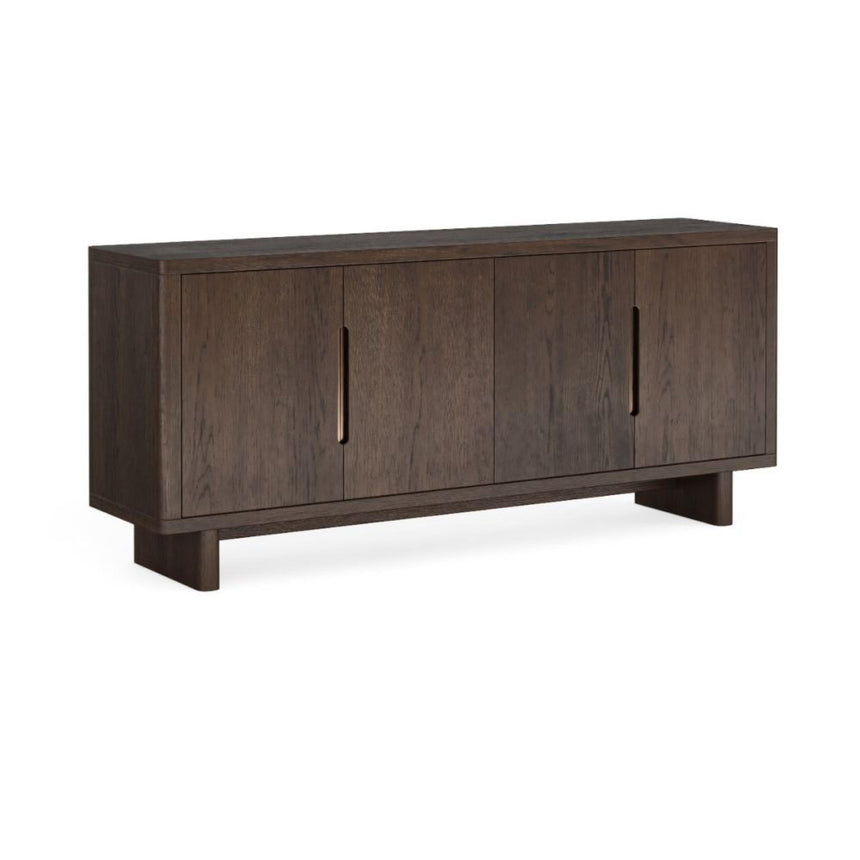 California Dark Oak 4 Door Large Sideboard - 160cm