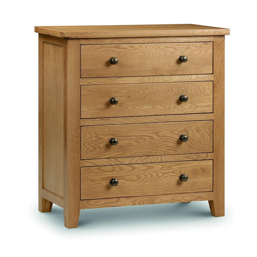 California Oak 4 Drawer Chest