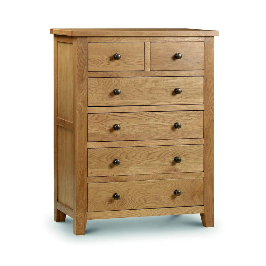 California Oak 4+2 Drawer Chest