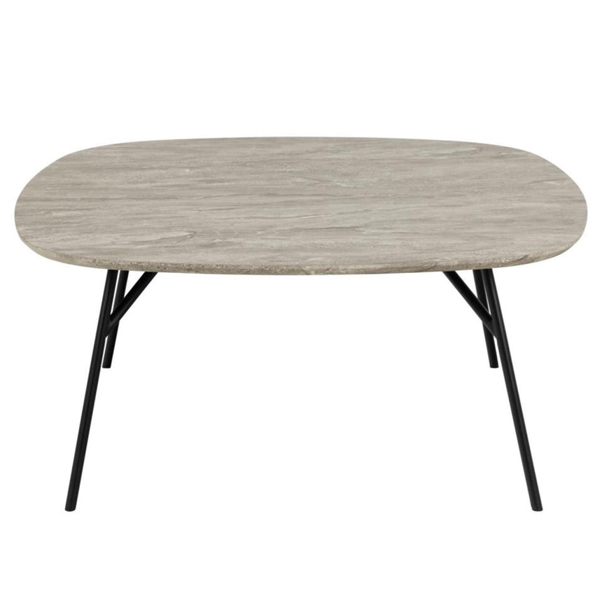 Caracas Coffee Table - Square - Grey Marble
