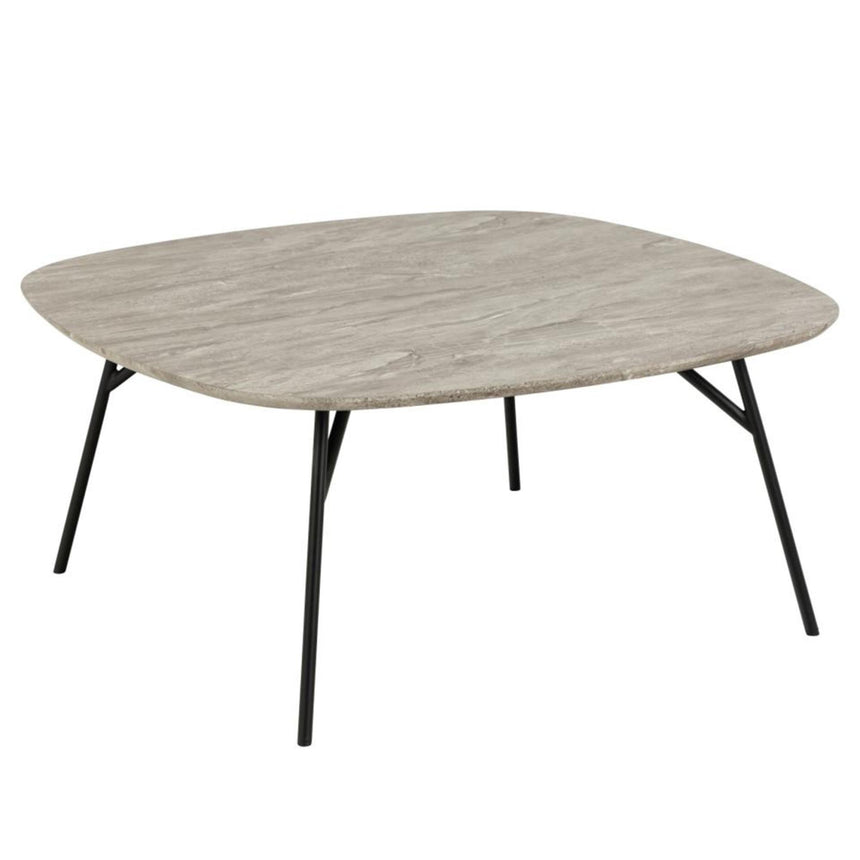 Caracas Coffee Table - Square - Grey Marble