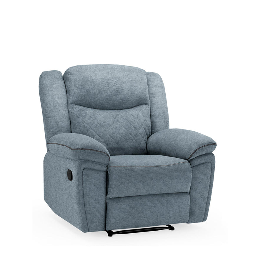 Chiere Grey Fabric Recliner Armchair