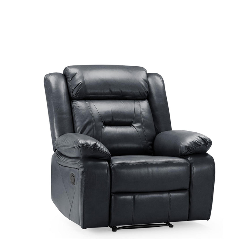 Citara Black Faux Leather Armchair