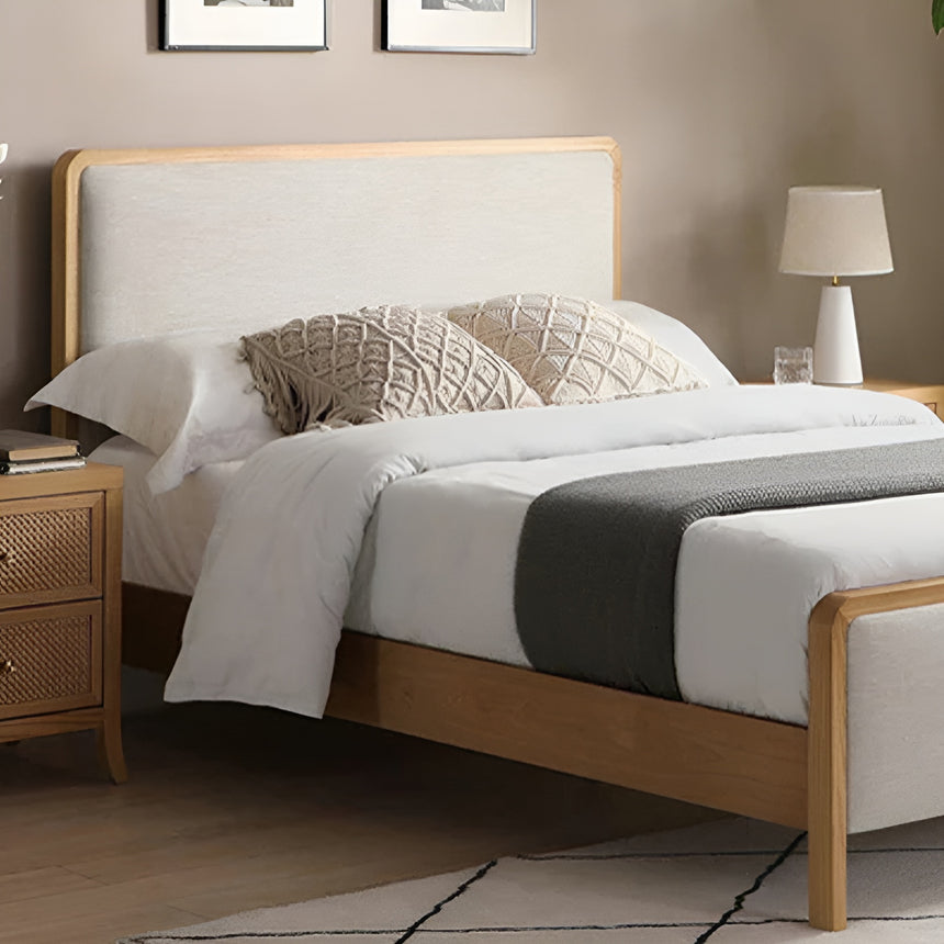 Aroldo Grey Upholstered Bed - Sizes Available
