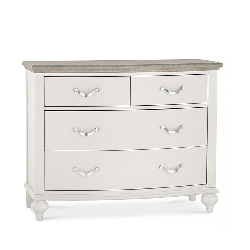 Dakota Grey Washed Oak and Soft Grey 2+2 Drawer Chest
