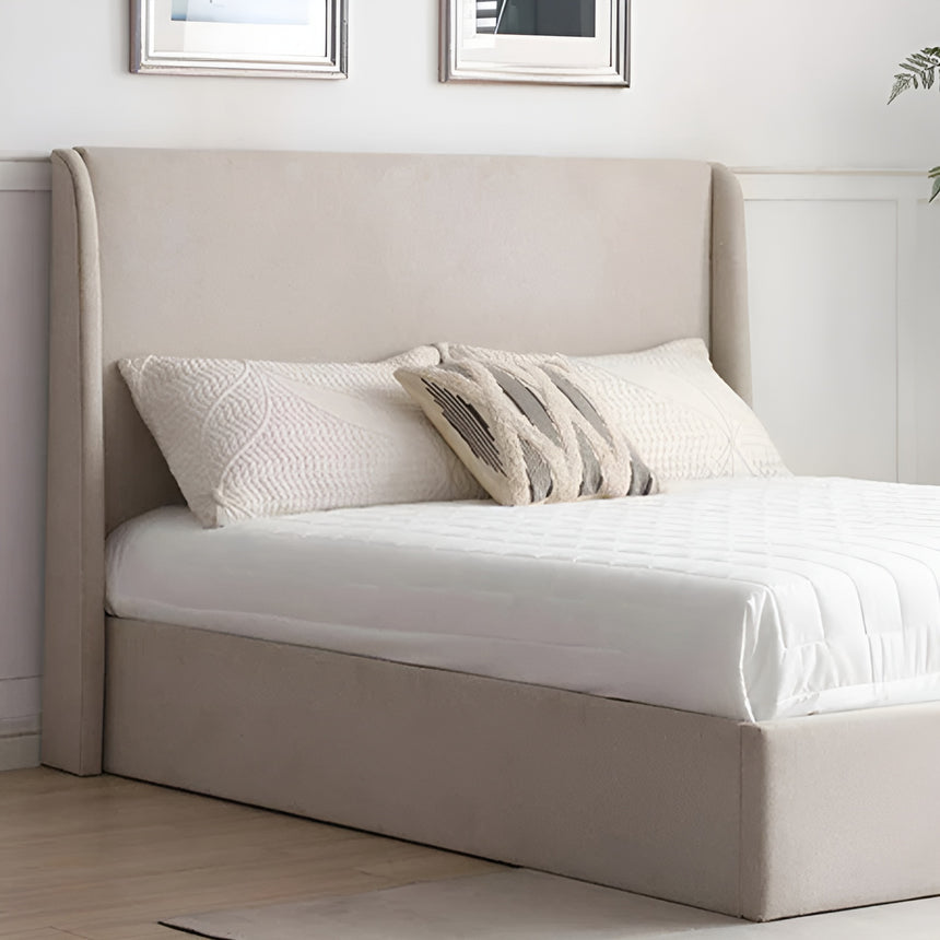 Denver Beige Fabric Multi-Lift Ottoman Storage Bed - Sizes Available