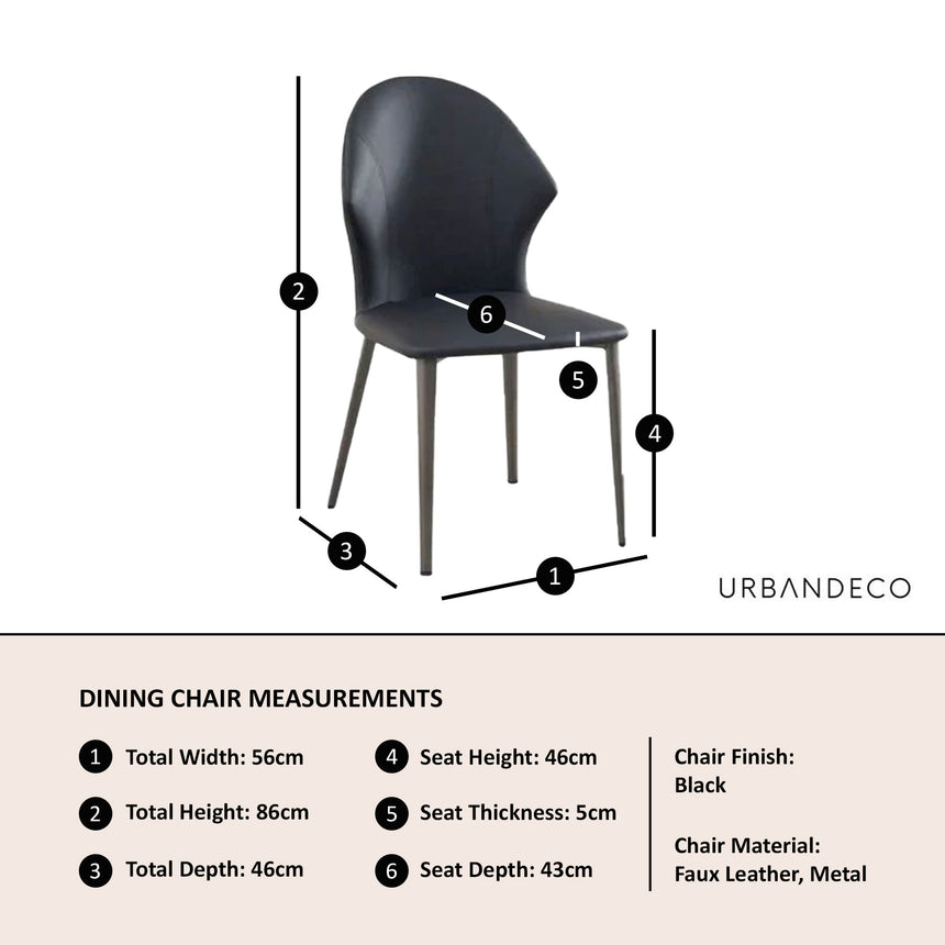 Florence Leather Dining Chair