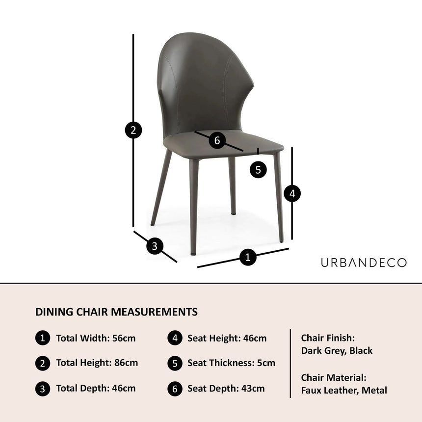 Florence Leather Dining Chair