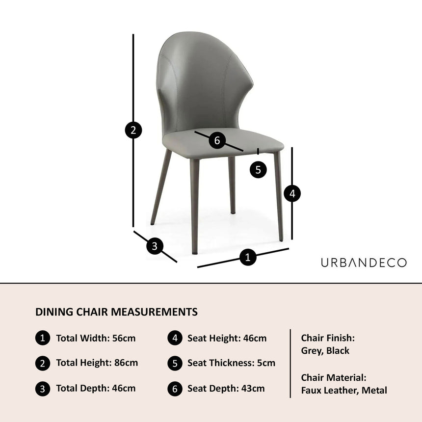 Florence Leather Dining Chair