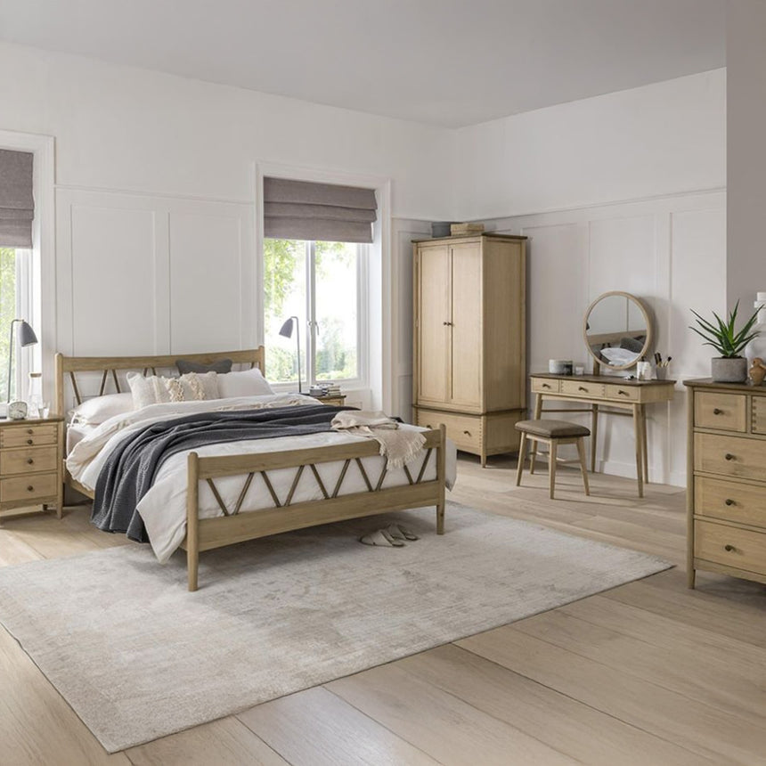 Connecticut Natural Oak 3 Over 3 Drawer Chest