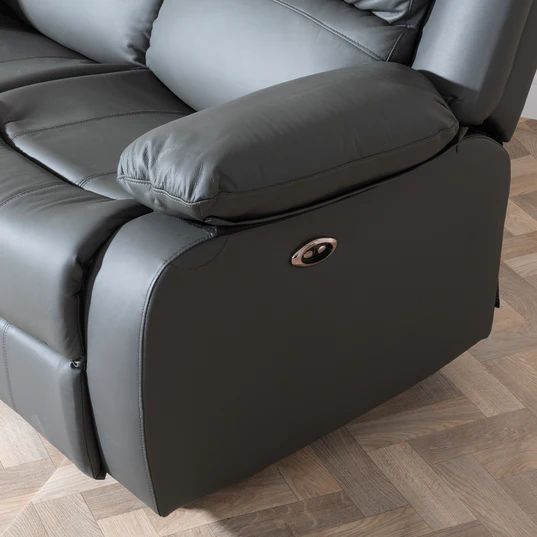 Shoreditch Leather Recliner Sofa Set