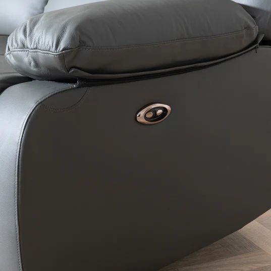 Shoreditch Leather Recliner Sofa Set