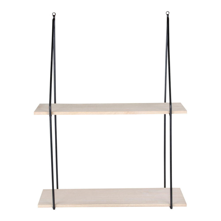 Haag Wall Shelf - Wood & Metal