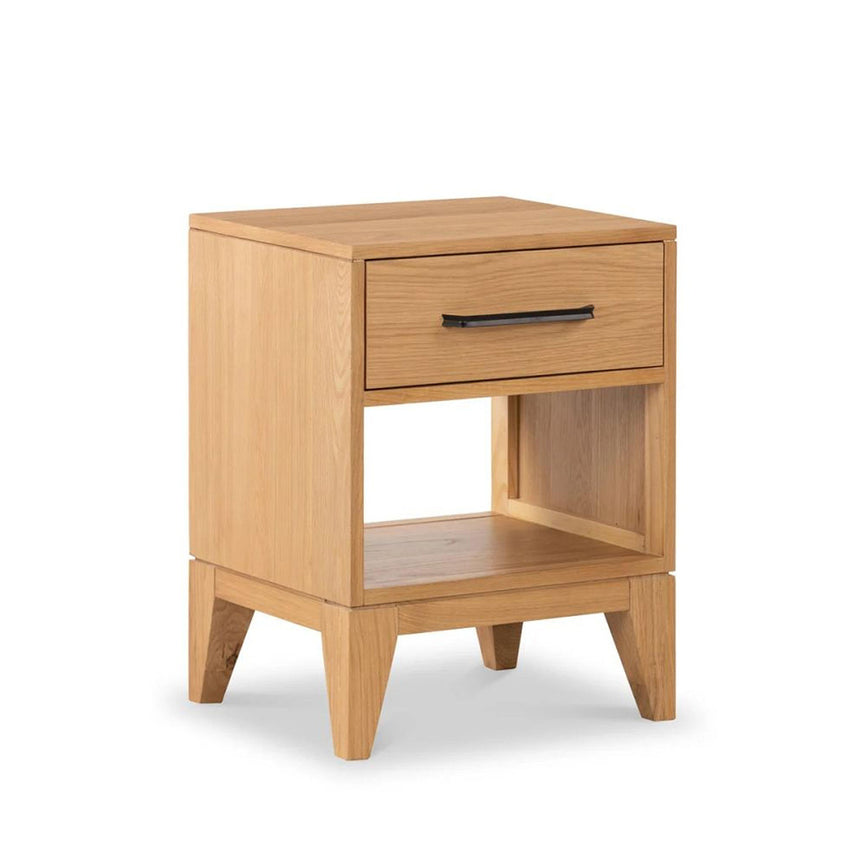 Hampshire Oak 1 Drawer Bedside Cabinet