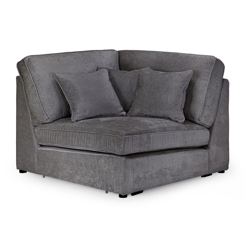 Carmel Grey Fabric Modular Corner Sofa