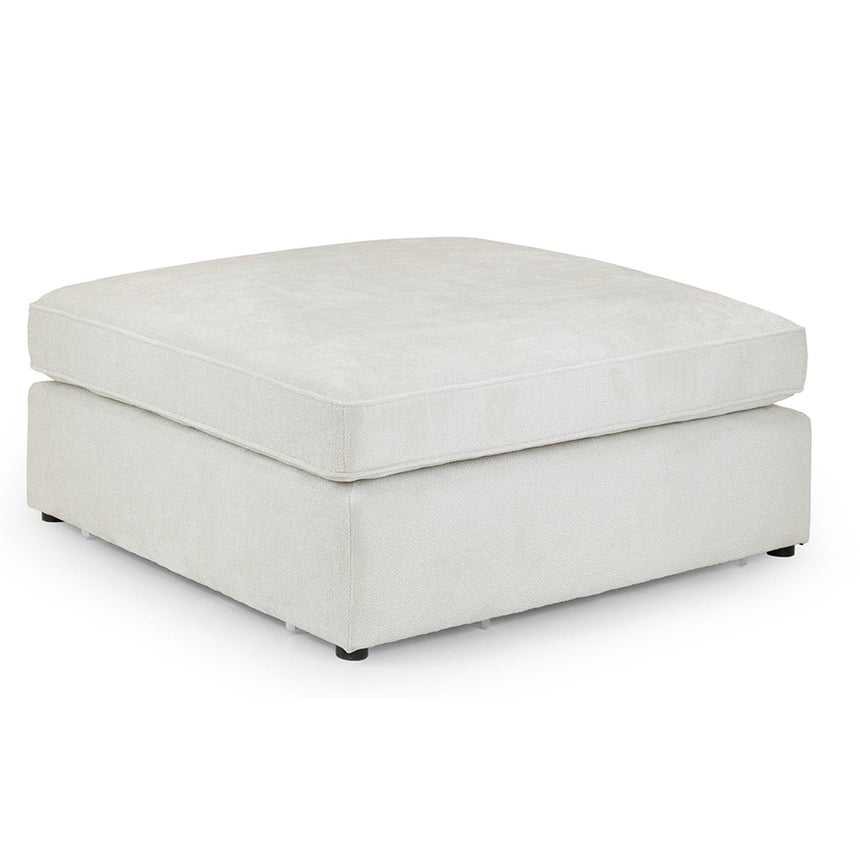 Carmel Ivory Fabric Modular Footstool