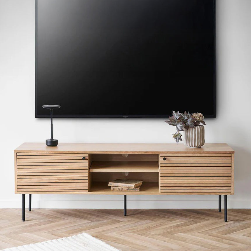 Kyoto Oak 150cm Storage Large TV Unit