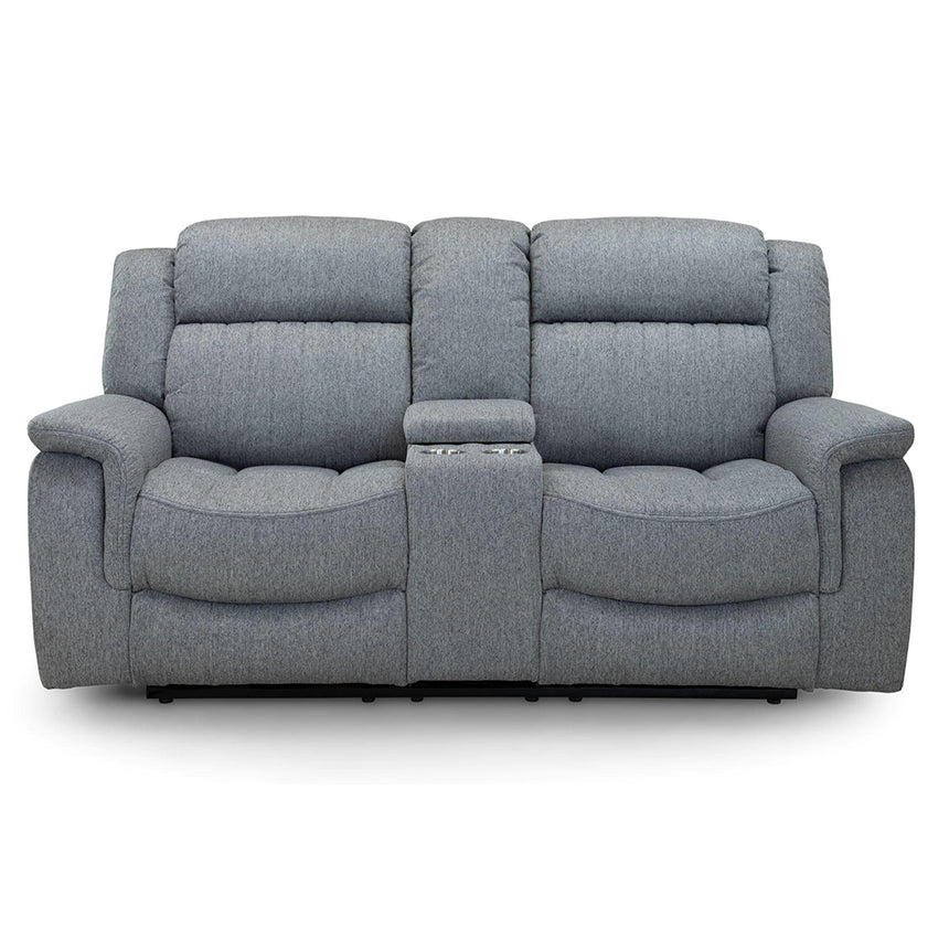 Cavendish Grey Fabric 2 Seater Recliner Sofa