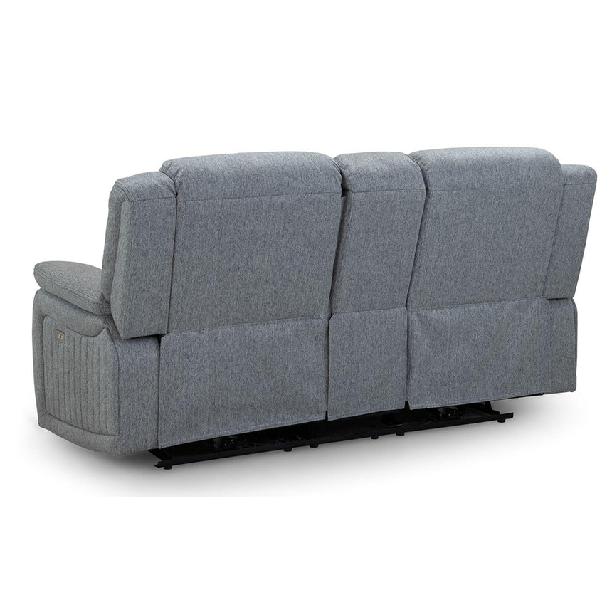 Cavendish Grey Fabric 2 Seater Recliner Sofa