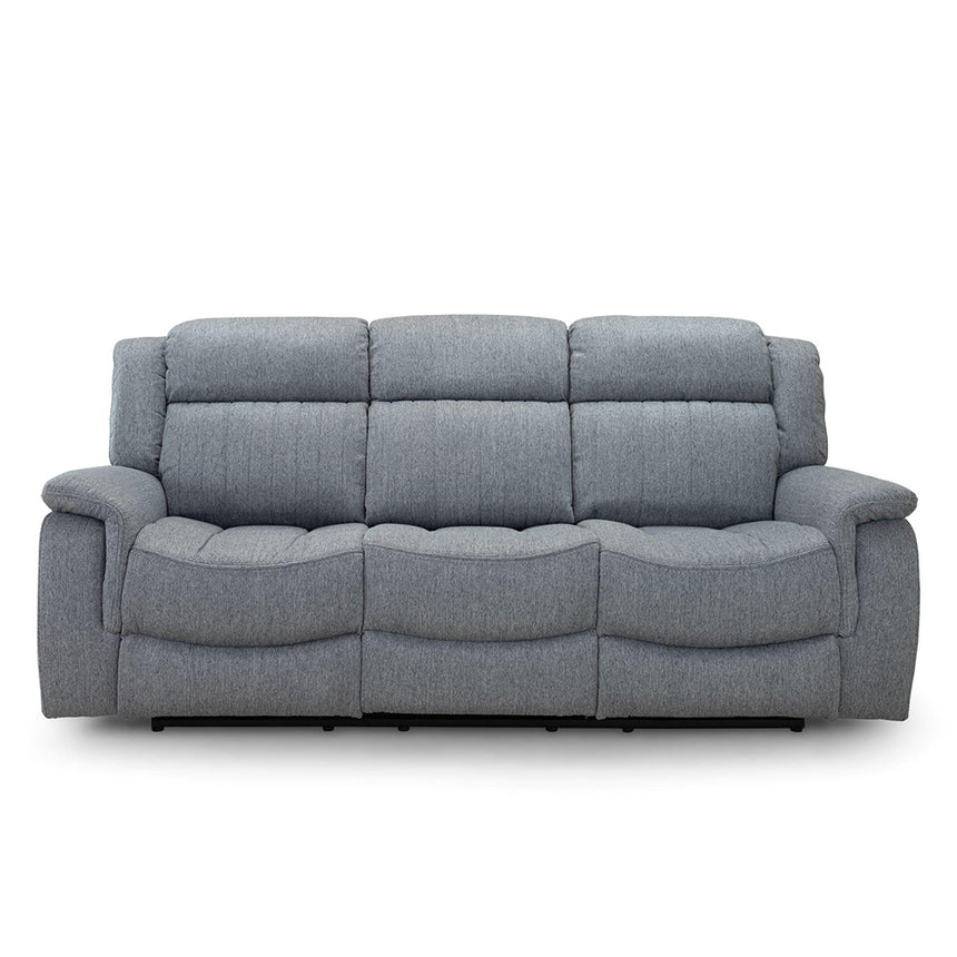 Cavendish Grey Fabric 3 Seater Recliner Sofa