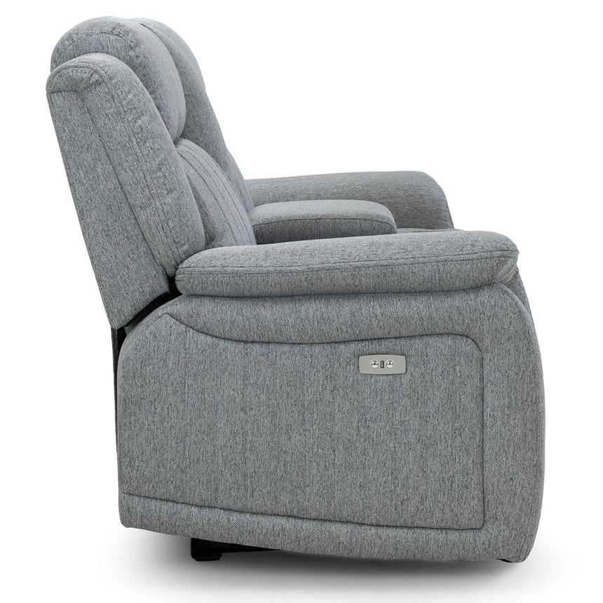 Cavendish Grey Fabric 3 Seater Recliner Sofa