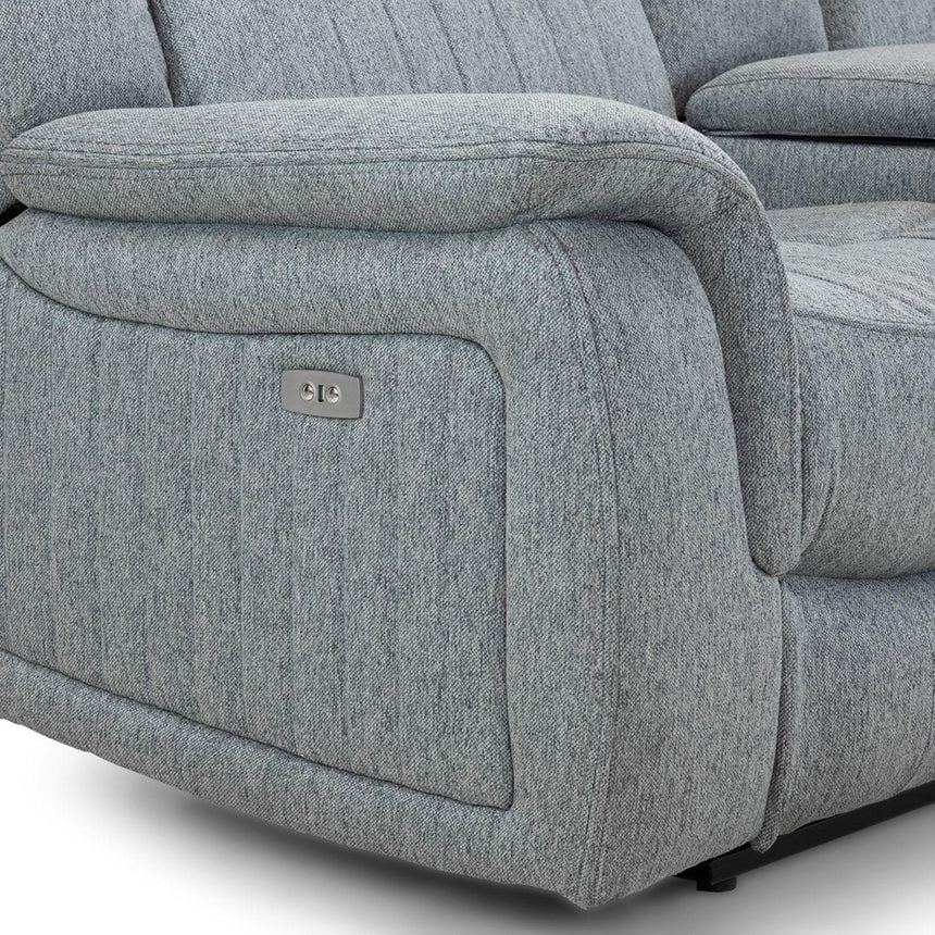 Cavendish Grey Fabric 3 Seater Recliner Sofa