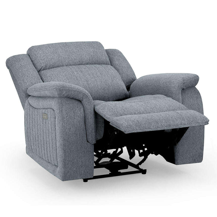 Cavendish Grey Fabric Recliner Armchair