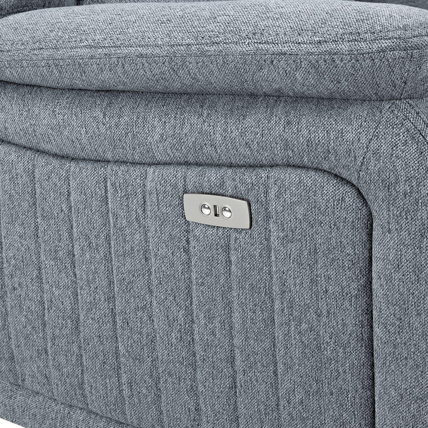 Cavendish Grey Fabric Recliner Armchair
