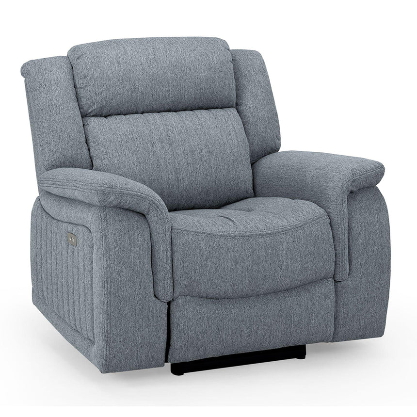Cavendish Grey Fabric Recliner Armchair